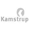Logo Kamstrup grigio chiaro